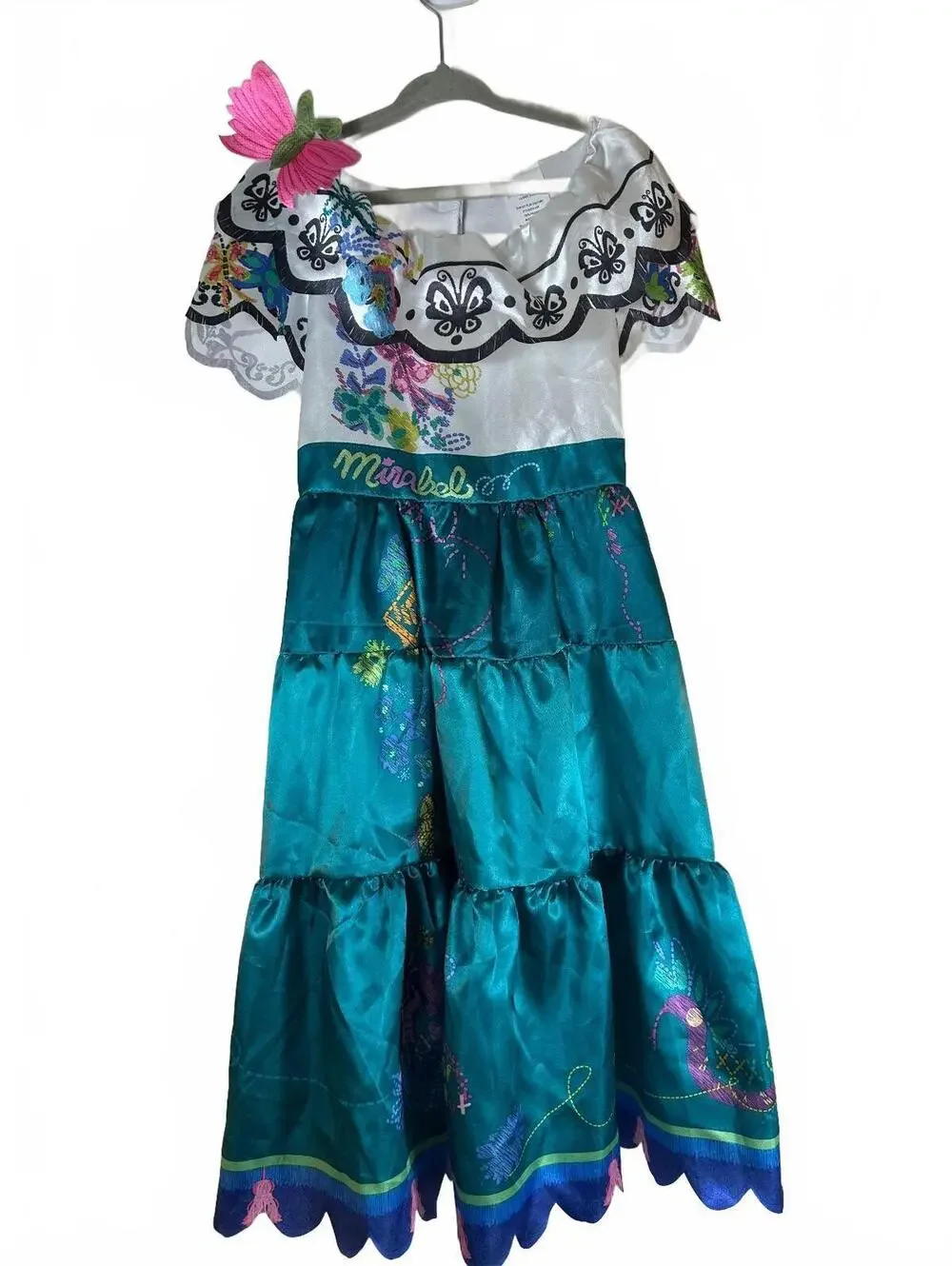 JACK PACIFIC Disney Girl’s Encanto Mirabel Madrigal Costume Dress / Size: 4-6X